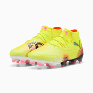 Chaussures de soccer à crampons pour terrain ferme FUTURE 8 ULTIMATE Femme, Yellow Alert-PUMA Black-Sun Struck, extralarge